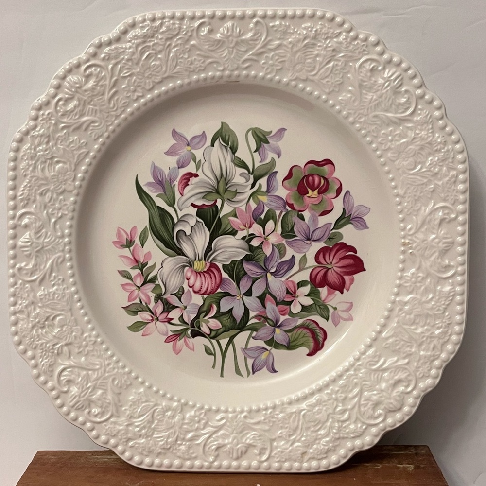 Vintage Lord Nelson Pottery Floral Emblems of Atlantic Canada
